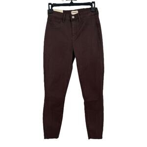 L'agence pants dark brown Margot high rise skinny size 26